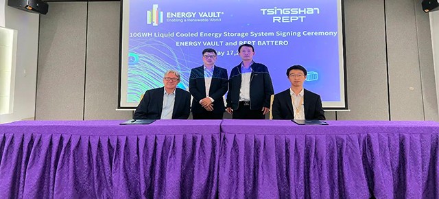 获国际伙伴高度认可！Energy Vault与乐鱼签署10GWh液冷储能电池供货协议